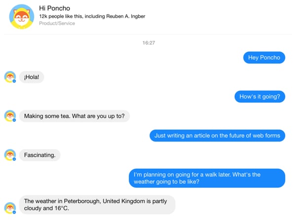 man vs. chatbot