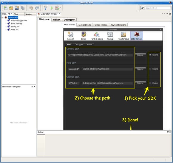 cross platform development- corona framework