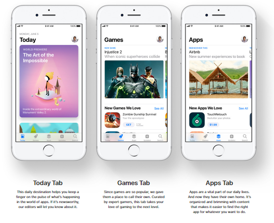 iOS 11 App Store Changes that will help in app discovey