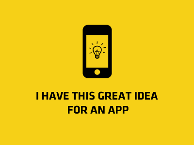 steps to create a successful mobile application: select your idea first and then proceed with app development.