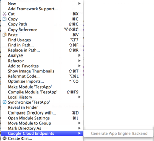 android studio menu