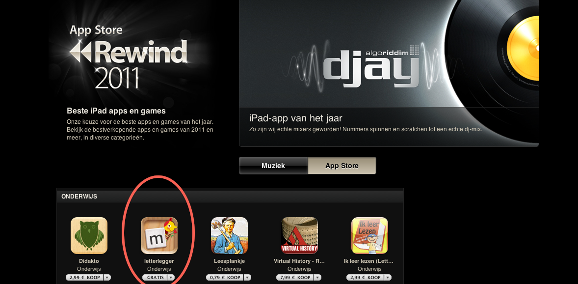 NewGenApps does it again - App Wins the Apple Store Rewind 2011 Award