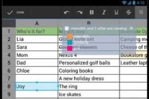 NewGenApps Tech News-Google drive provides mobile spreadsheet editing